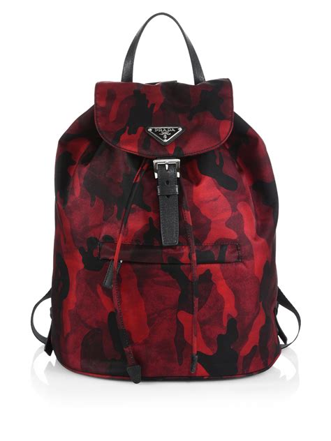 prada backpack large|prada camo backpack.